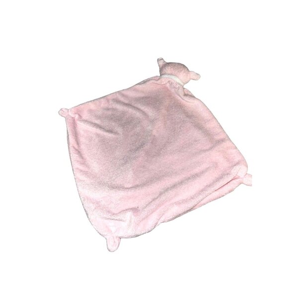 Angel Dear Pink Lamb Security Blanket Lovey Plush Knots Baby Nursery Toy Pastel - Picture 6 of 11